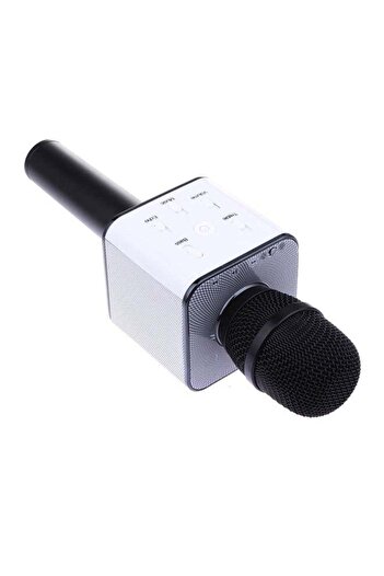 Generic Karaoke Bluetooth Wireless Microphone With USB Port - Black