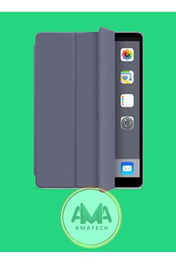 Generic غطاء ذكي قابل للطي لجهاز iPad AIR 3 مقاس 10.5 بوصة باللون الرمادي