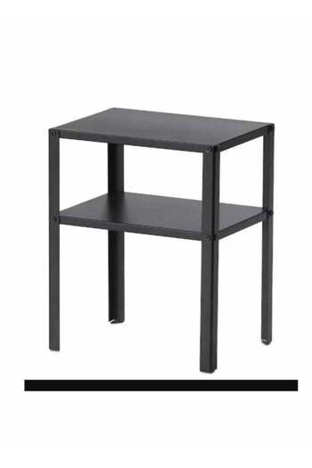 Generic Black bedside table 37x28 cm