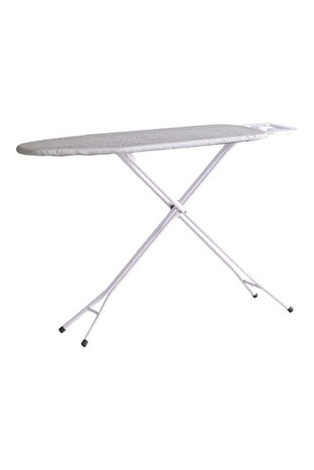 Home Box Atlanta Metal Ironing Board White/Grey 110x33x81cm