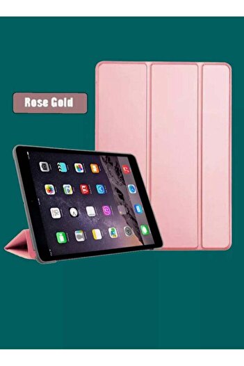 Generic Smart Flip Protective Case Compatible with iPad Air 4/Air 5, 10.9-inch - Rose Gold