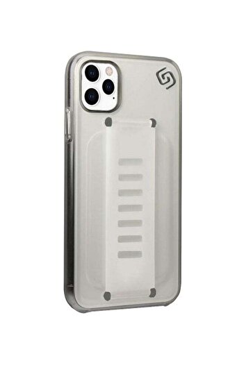 Grip2u Protective Case Cover With Strap For Apple iPhone 11 Pro Max White/Clear