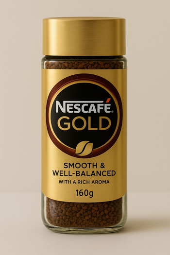 Nescafe Gold Instant Coffee Bottles 160g pack 12