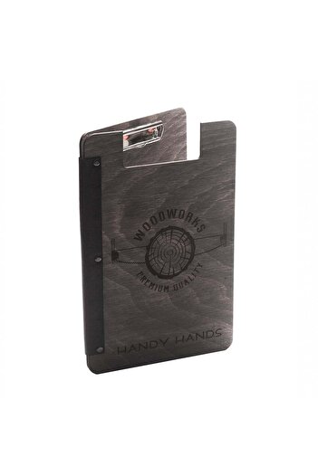 OEM Premium Double Wooden Clipboard HH943 Personalized with Leather Edge A4 Format 21x33 cm