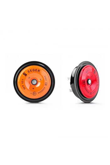 Seger Set 2 claxoane electromagnetice, ton inalt si ton jos, 12V 5A+5A