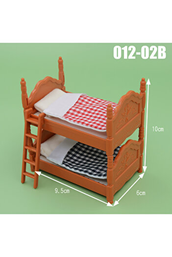 Choice3 012-02B Dollhouse Furniture Kitchen Play Set Miniature Refrigerator 1:12 Mini Food Living Room Sofa