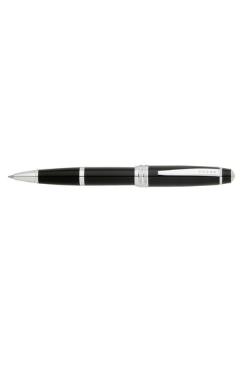 Cross Bailey Lacquer Black Chrome Trim Roller Ball Pen