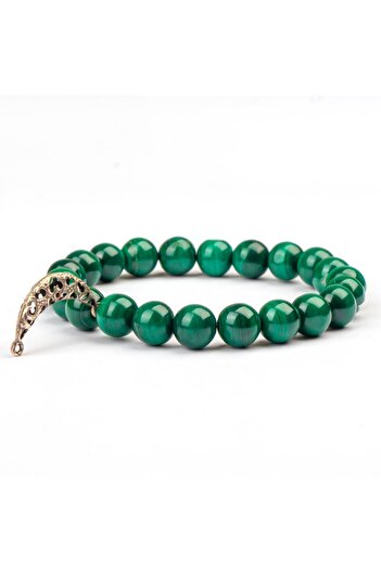 Mitr Malachite Natural Stone Bracelet (8 mm) – Ancient Shield
