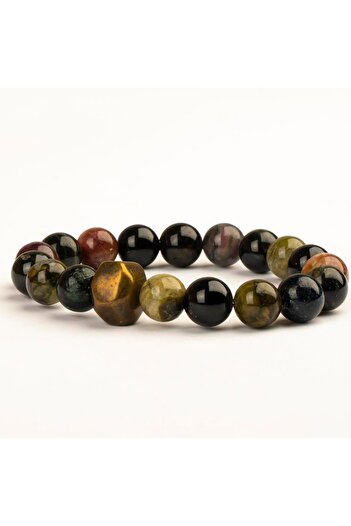 Mitr Tourmaline Natural Stone Bracelet (10 mm) – Deep Protection
