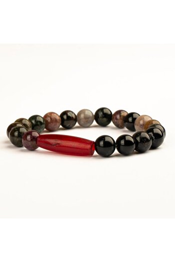 Mitr Tourmaline Natural Stone Bracelet (10 mm) – Energy Shadow