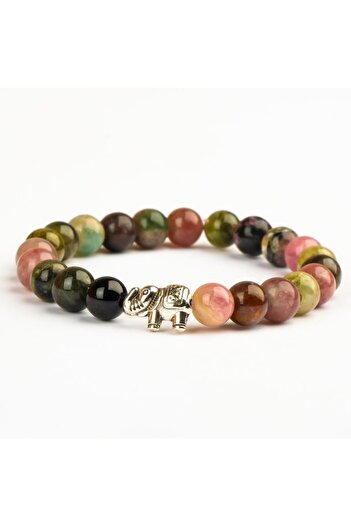 Mitr Tourmaline Natural Stone Bracelet (8 mm) – in Integrity