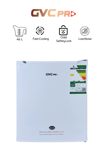 GVC PRO Office Refrigerator GVC Pro 46 Liters, 1.6 Foot, White - GVRF-65