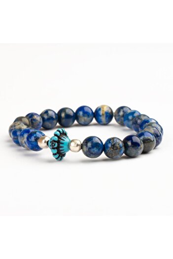 Mitr Lapis Lazuli Natural Stone Bracelet (6 mm) – Sacred Depth