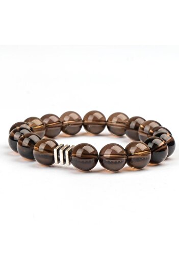 Mitr Smoky Quartz Natural Stone Bracelet (10 mm) – Healing Point