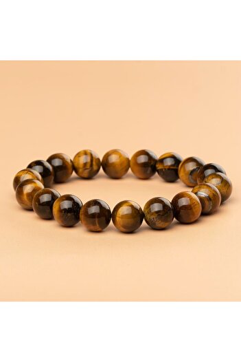 Mitr Tiger's Eye Natural Stone Bracelet (10 mm) – the Spirit of Balance