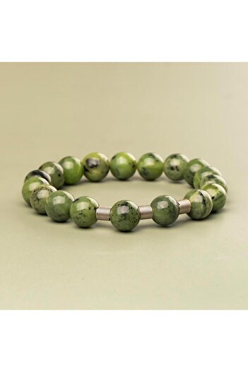 Mitr Canadian Jade Natural Stone Bracelet (10 mm) – the Rhythm of the Self