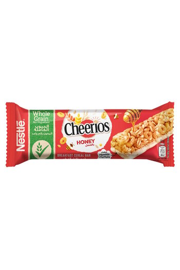 Nestle Honey Cheerios Wholegrain Breakfast Cereals Bars 6 x 22 g Nutritious Cereal Snack Option