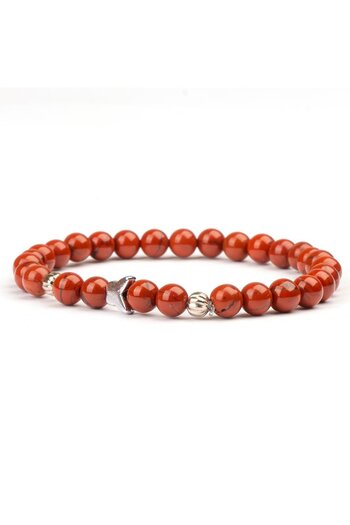 Mitr Jasper Natural Stone Bracelet (6 mm) – Deep Flow