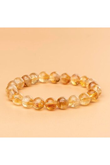 Mitr Citrine Natural Stone Bracelet (8 mm) – Spiritual Power