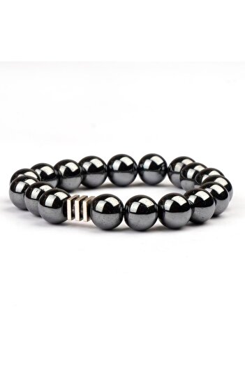 Mitr Hematite Natural Stone Bracelet (10 mm) – Inner Center