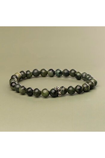 Mitr Canadian Jade Natural Stone Bracelet (6 mm) – Deep Silence