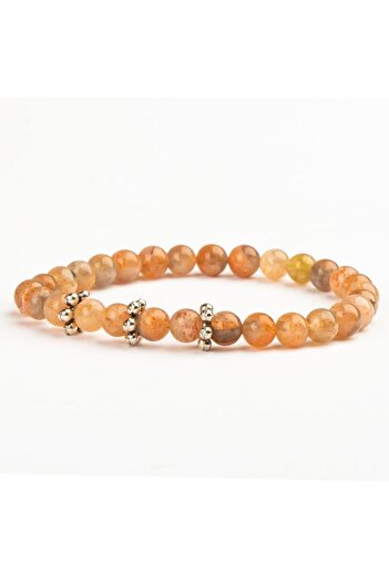 Mitr Sunstone Natural Stone Bracelet (6 mm) – Inner Dawn