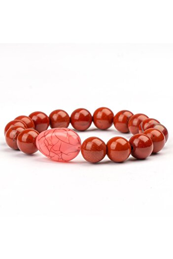 Mitr Jasper Natural Stone Bracelet (10 mm) – True to Yourself