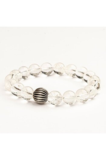Mitr Crystal Quartz Natural Stone Bracelet (10 mm) – Energy Source