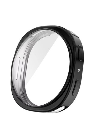 REDz Accessories Carcasă de lux, Samsung Galaxy Watch 8 / Watch 8 Classic, protecție completă la șocuri, neagră, ceas 46 mm