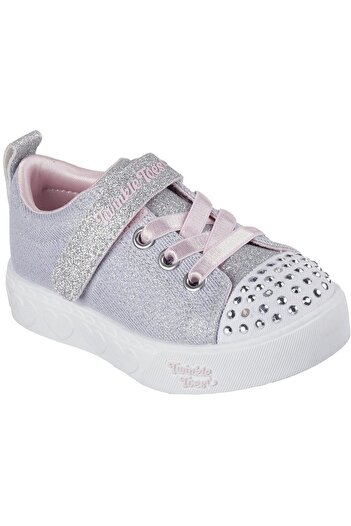 SKECHERS Sneakers Heart Steps - Shimmer Sweetie, Gray, Kids