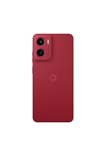 Motorola هاتف ذكي G05 4G، ذاكرة وصول عشوائي (RAM) سعة 4 جيجابايت، سعة تخزين 128 جيجابايت، لون أحمر أرجواني