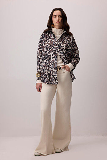 Touché Privé PATTERNED OVERSIZE SHIRT