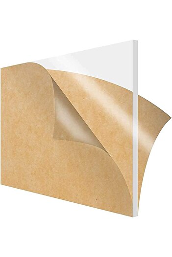 BPA Cast Acrylic Sheet with Protective Paper for Signs and DIY Display Projects (Transparent A1, 841 x 5