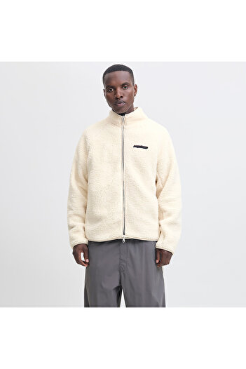 Jack & Jones Ανδρικό μπουφάν Union Cream Fleece (12283141-MBM)