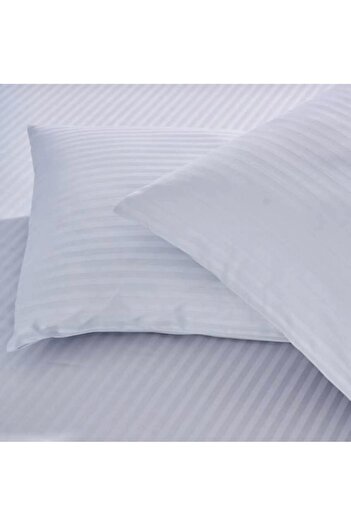 VODDİ Striped Satin |   2 Pillowcases with Covers |   Overlock Dikim |   90% Cotton