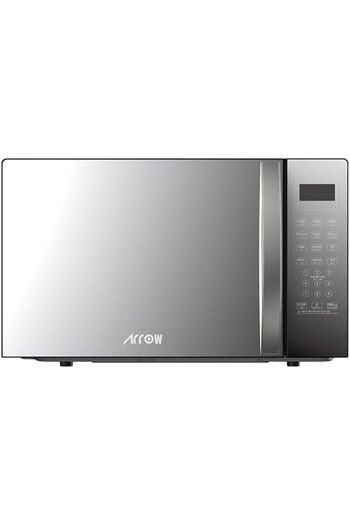 ARROW 42L Digital Microwave Oven with Grill, 1000W, Silver, 10 Power Levels