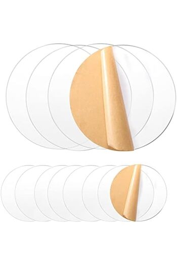 Lonely high heels Acrylic Circular Sheets - Transparent Thick Round Sheets for Picture Frames and DI