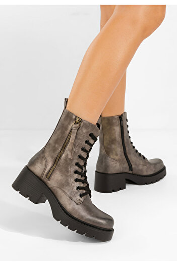 B T Shoes Αρβυλάκια γυναικεία Miralis χακι