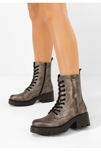 B T Shoes Αρβυλάκια γυναικεία Miralis χακι