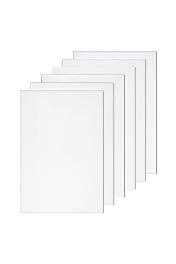 QUARKZMAN Set of 6 Acrylic Sheets 8 x 10 Inch, Transparent Plastic Sheets 0.1 Inch Thick for Crafts, Wall Art,