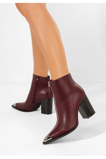 B T Shoes Ankle boots with thick heels, dark blue Penia