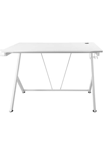 DELTACO Birou Gaming Gaming WT85, 116X75X75H cm, Picioare Metalice, Suprafata tratata din PVC, Supor
