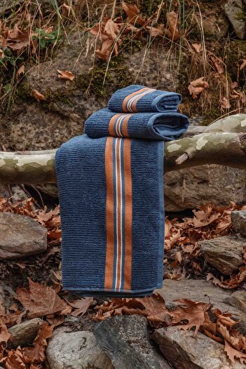 JOJOMIA Strada Face Towel Denim 50X90