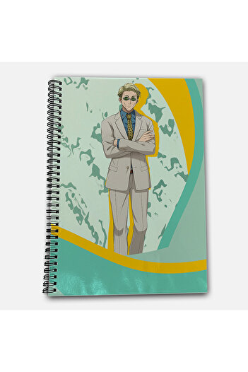 Define Moyas Jujutsu Kaisen Nanami Kento Striped A4 School Notebook 72 Sheets Model 3