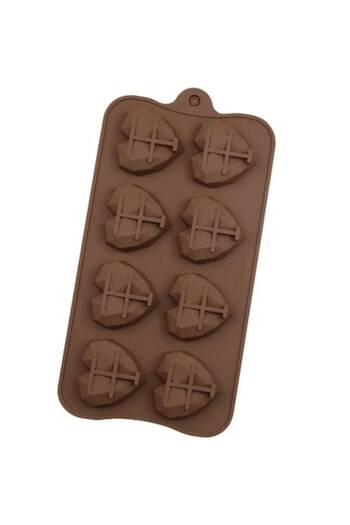 topbazar Forma Silicon Inimioare pentru ciocolata, bomboane, TopBazar, decorare, 19 x 10 cm, Maro