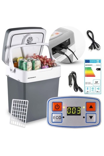 Berdsen Refrigerator, 32 L, electronic display, cooling and heating function, foldable handle, key lock...