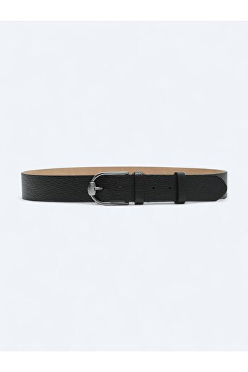 Kip Black Calfskin Belt