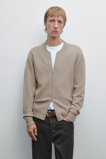 Massimo Dutti Bomber tasarımlı triko hırka