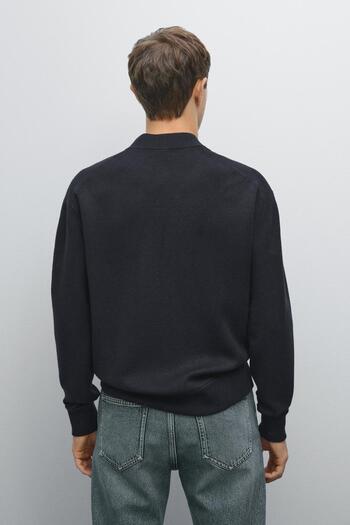 Massimo Dutti Bomber tasarımlı triko hırka
