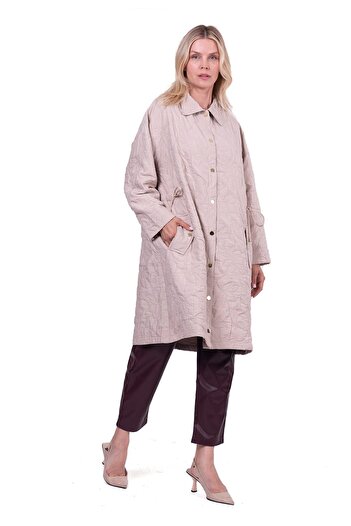 Invee Yaprak Short Cap Beige